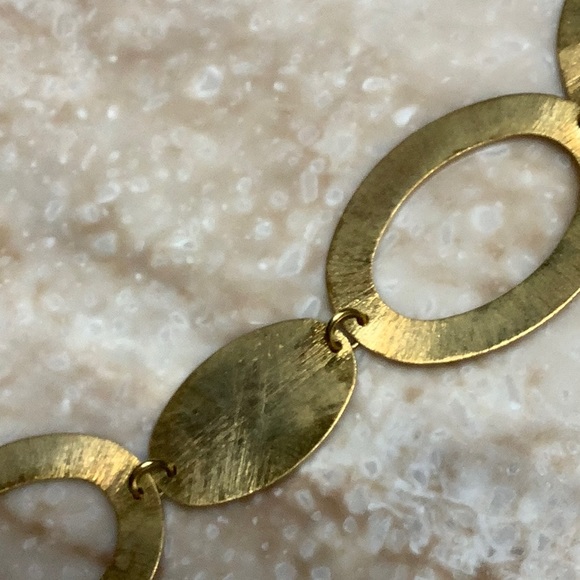 😍18 Kt Gold Clad Link Necklace😍NWOT - Picture 3 of 8